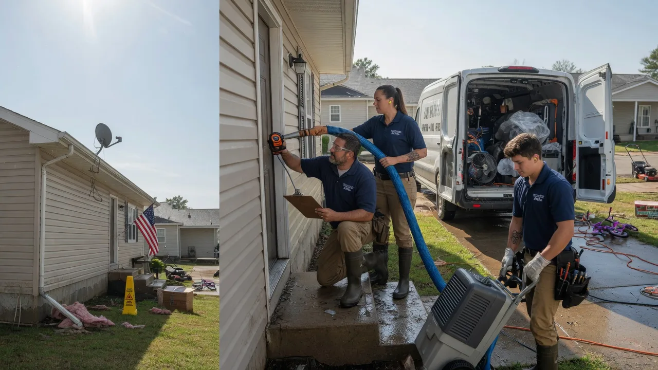 Ceiling Water Damage Restoration in Wildersville, TN near me